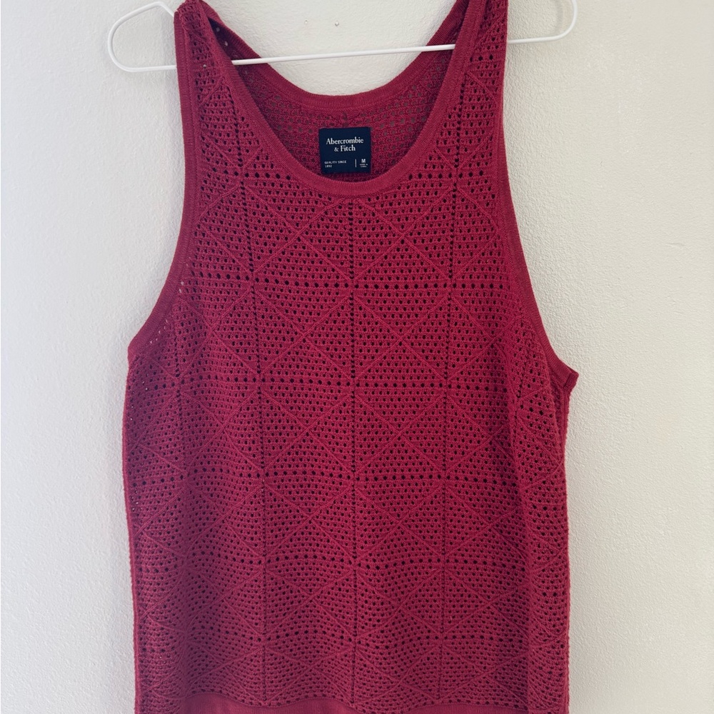 Abercrombie & Fitch Men’s Crochet Tank Top